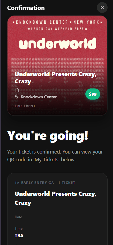 All tickets on one screen